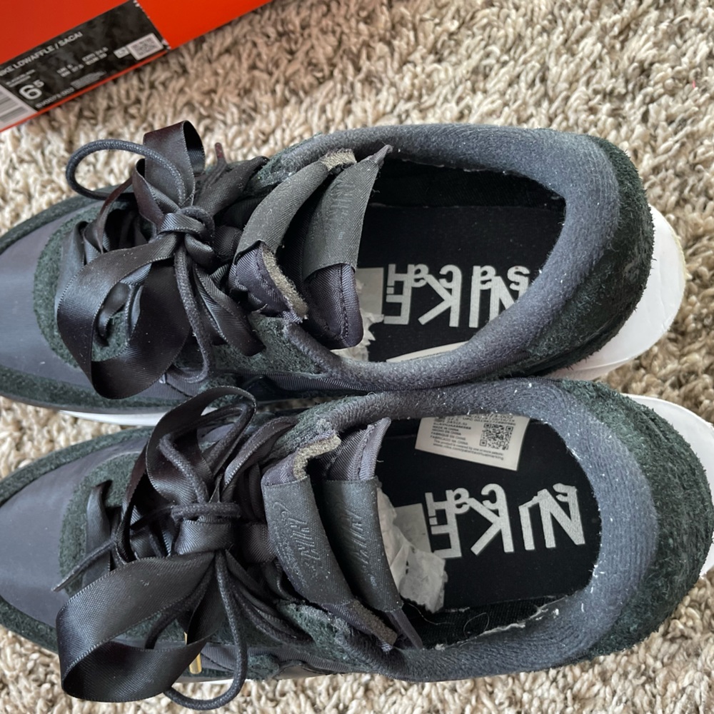 Women Nike LD Waffle/Sacai Black size 6.5